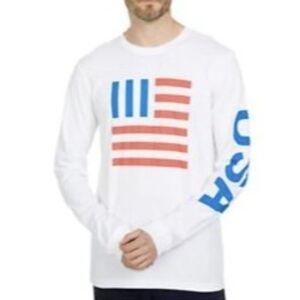 The North Face International Collection Patriotic USA Flag LS T-shirt Men's XL